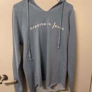 Fleece oversized hoodie